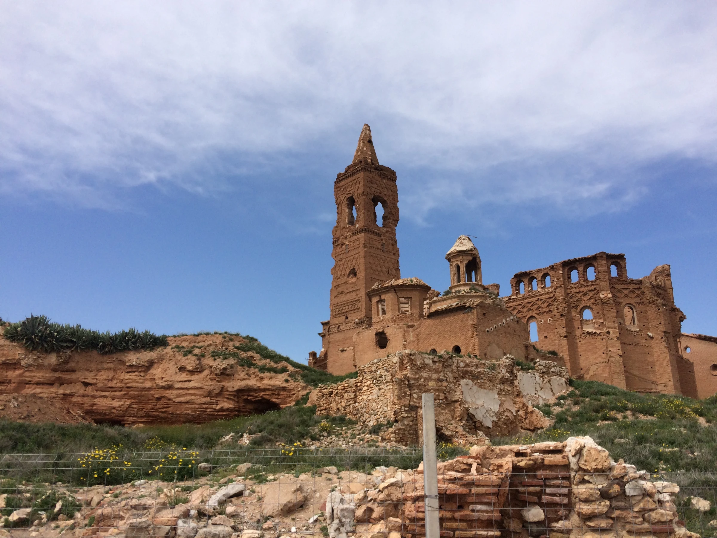 Belchite en autocaravana (Zaragoza)