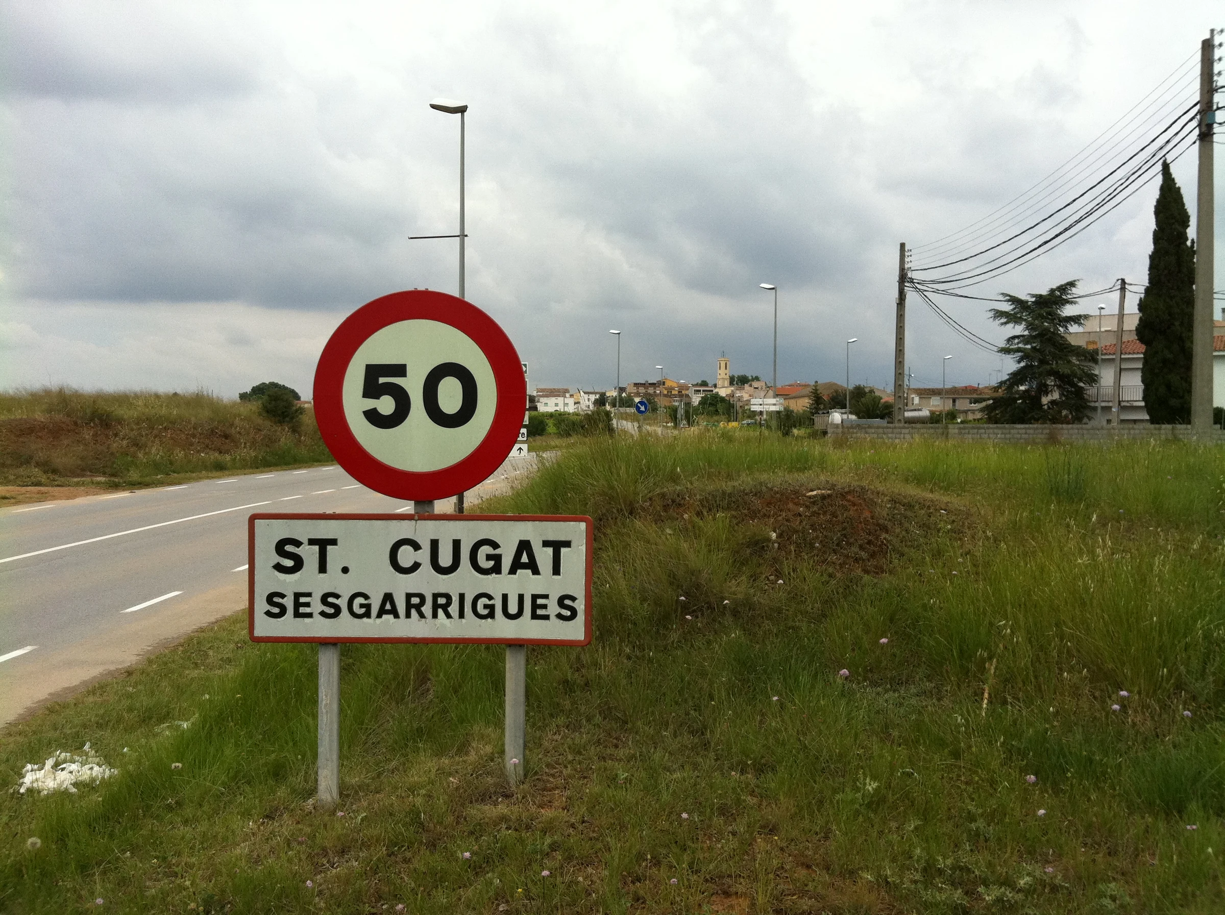 Sant Cugat Sesgarrigues en autocaravana (Barcelona)