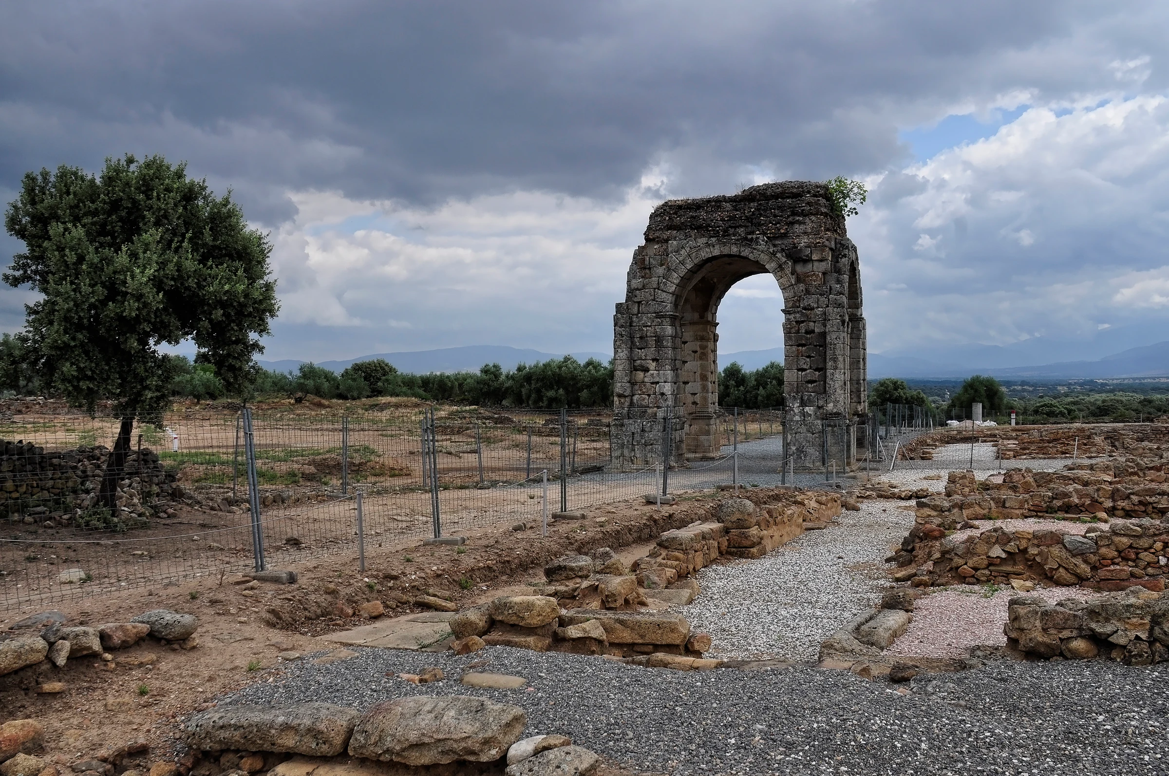 Oliva de Plasencia en autocaravana (Cáceres)