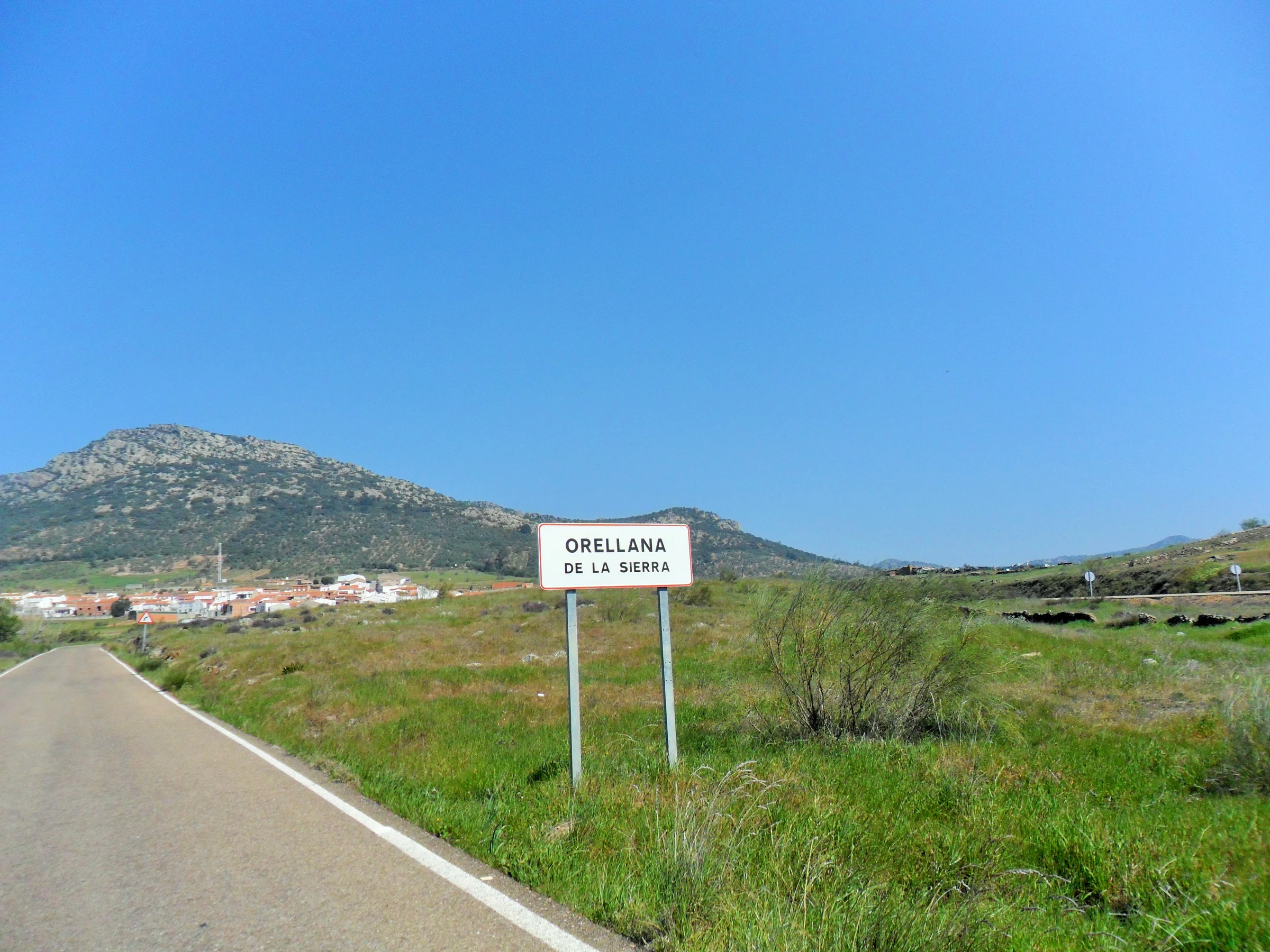 Orellana de la Sierra en autocaravana (Badajoz)